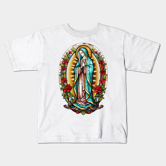 Nuestra Senora Maria Kids T-Shirt by TacoTruckShop